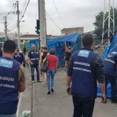 Controle Urbano em ação em Vicente de Carvalho. Foto: divulgação