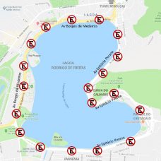 Será proibido estacionar em todo o entorno da Lagoa Rodrigo de Freitas