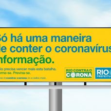 Objetivo da campanha é evitar que o vírus se espalhe pela cidade. Foto: Divulgação / Prefeitura do Rio