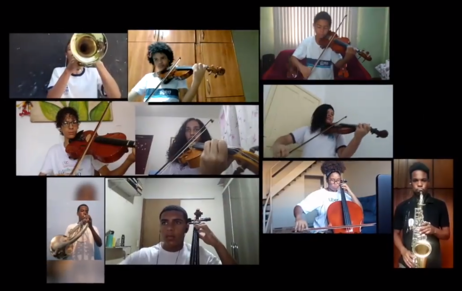 Orquestra de alunos da rede municipal do Rio lança vídeo com música de Guilherme Arantes