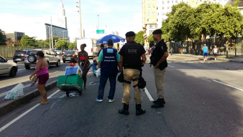 Agentes da CCU atuam no entorno da Sapucaí