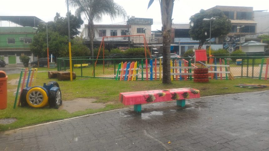 Praça revitalizada na Zona Norte