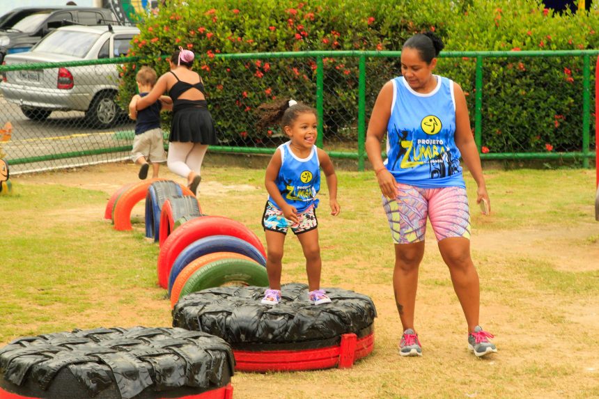 Praça revitalizada na Zona Norte