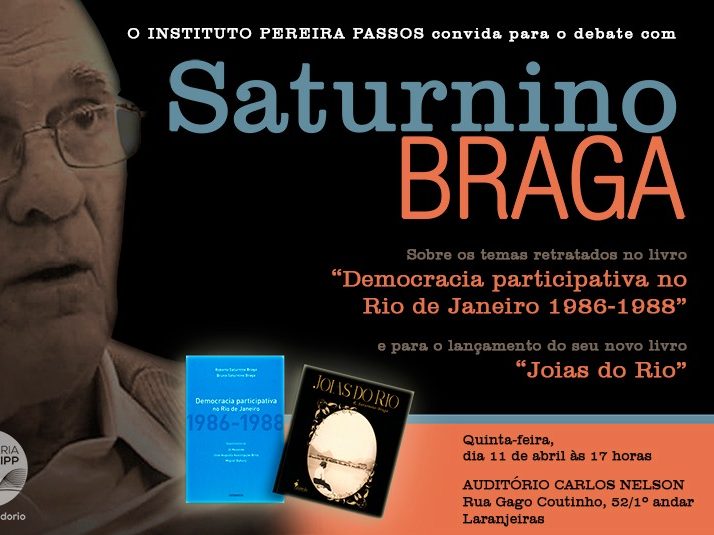 Capa do livro do ex-prefeito Saturnino Braga