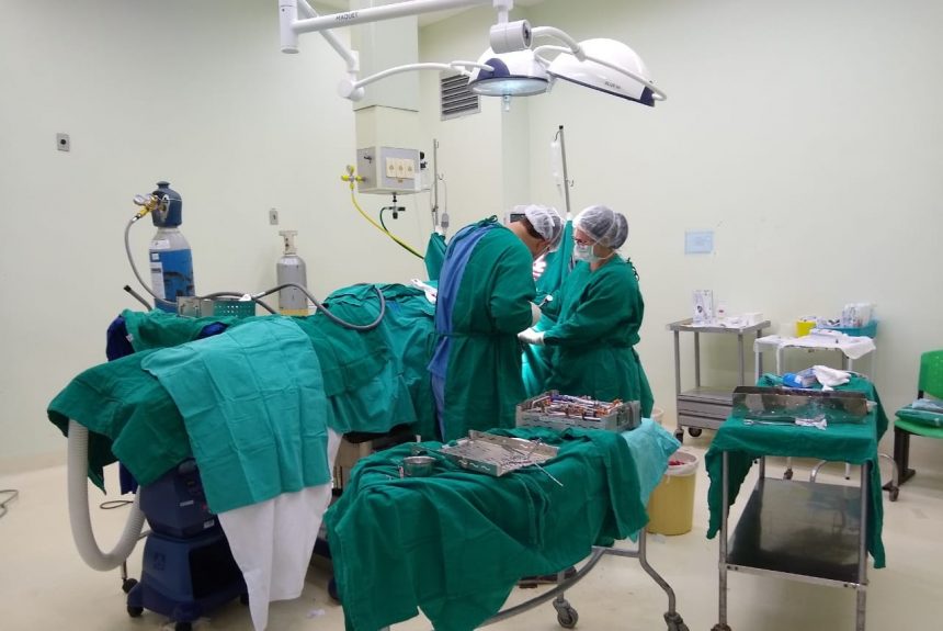 Mutirão ortopédico supera meta em 65% no fim de semana