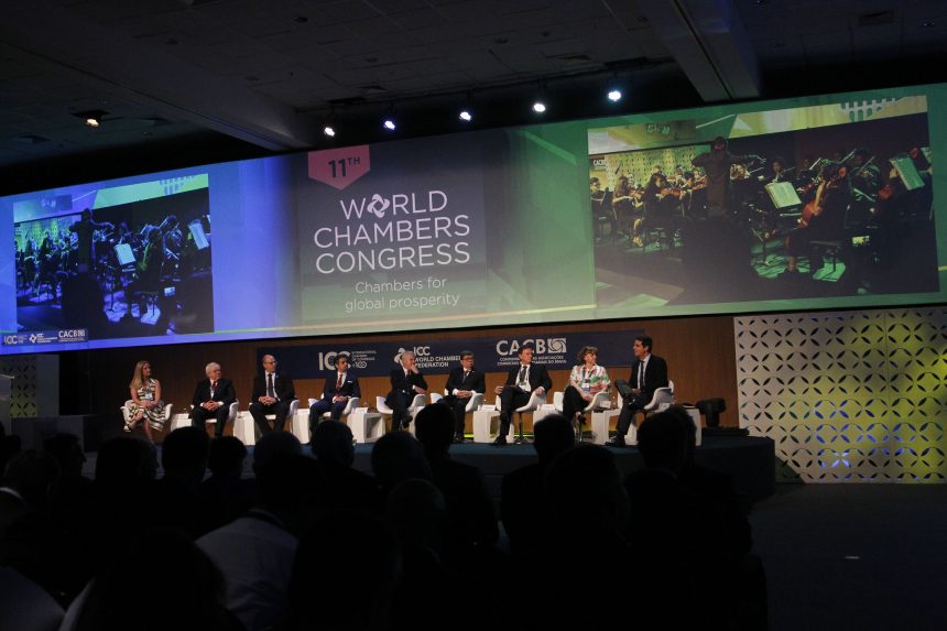 Cerimônia de abertura do Congresso Mundial das Câmaras de Comércio