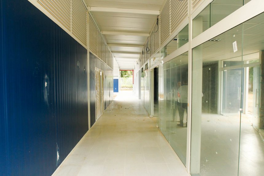 Clínica de Saúde da Família do Lameirão, na Zona Oeste, está com 85% dos trabalhos concluídos. Foto: Maurício Val / Prefeitura do Rio