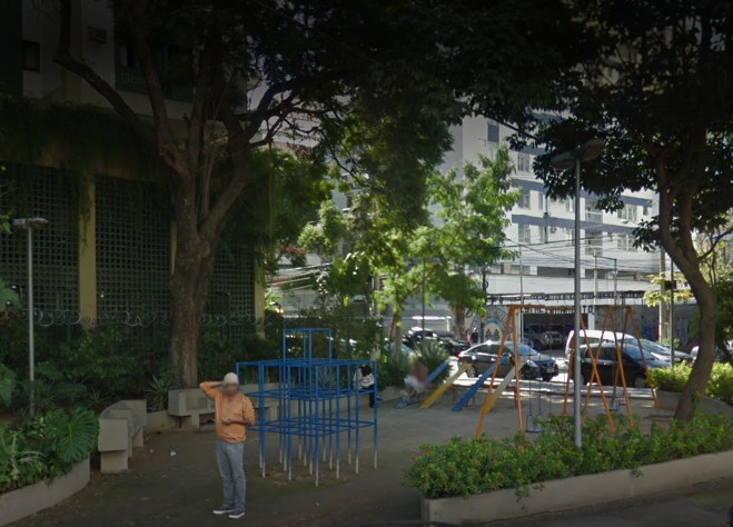 Praça Doutor Álvaro de Bragança, na Tijuca: adotada por condomínio pelo período de dois anos. Foto: divulgação