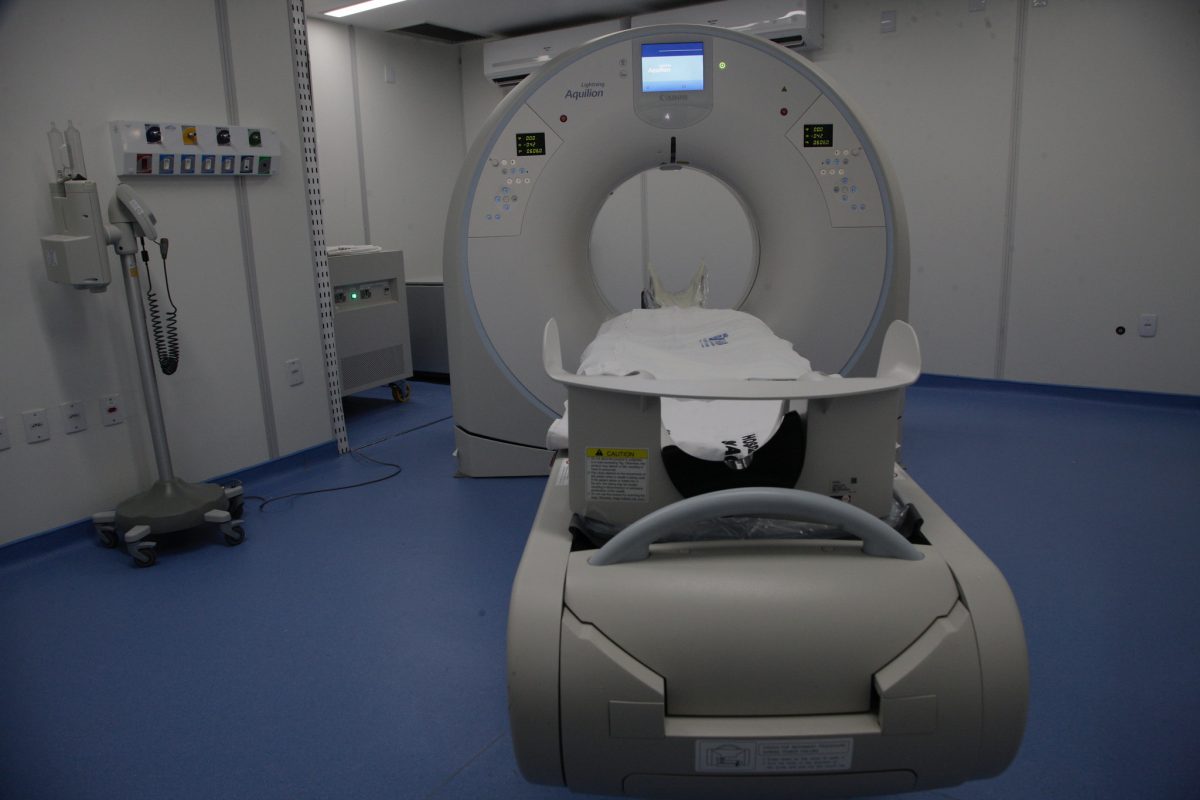 Hospital Souza Aguiar põe em funcionamento novo tomógrafo, que vai se juntar ao já existente na unidade e ampliar a capacidade de atendimento à população. Foto: Mariana Ramos / Prefeitura do Rio