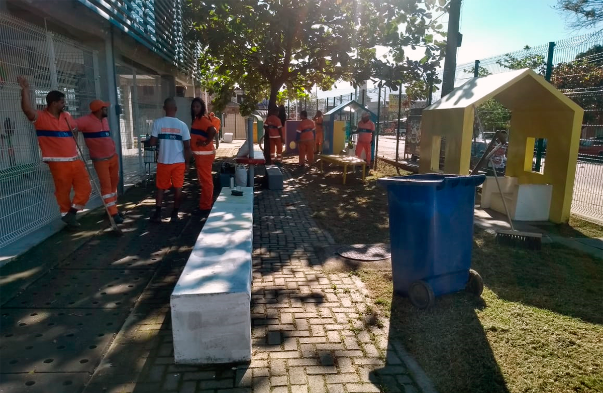 Rio Novo Olhar revitaliza área de recreação em Espaço de Desenvolvimento Infantil, em Cosmos