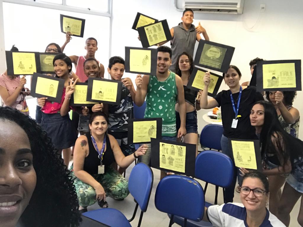 Grupo de adolescentes da CF Maria José de Sousa Barbosa