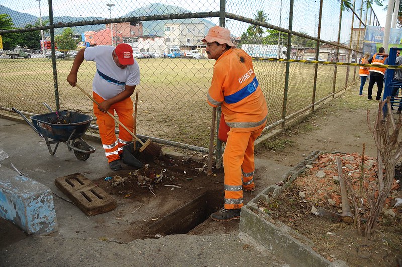 Programa de zeladoria no bairro da Zona Oeste leva melhorias a partir de demandas feitas à Central 1746 Fotos: Marco Antonio Rezende/ Prefeitura do Rio