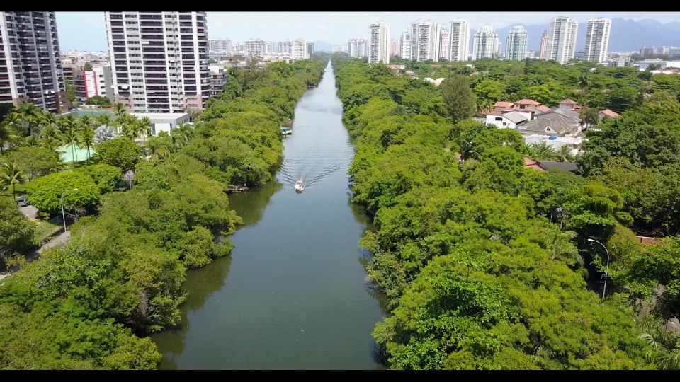 Canal de Marapendi, na Barra da Tijuca. Divulgação: Secretaria Municipal de Meio Ambiente
