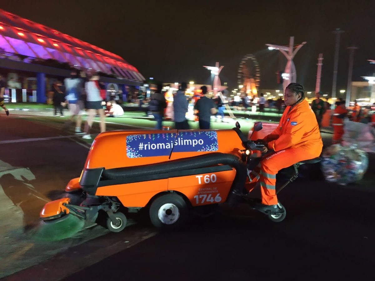 Comlurb bate recorde de coleta no Rock in Rio.