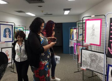 Alunos da Rede Municipal apresentam trabalhos que buscam conscientizar sobre a violência contra a mulher