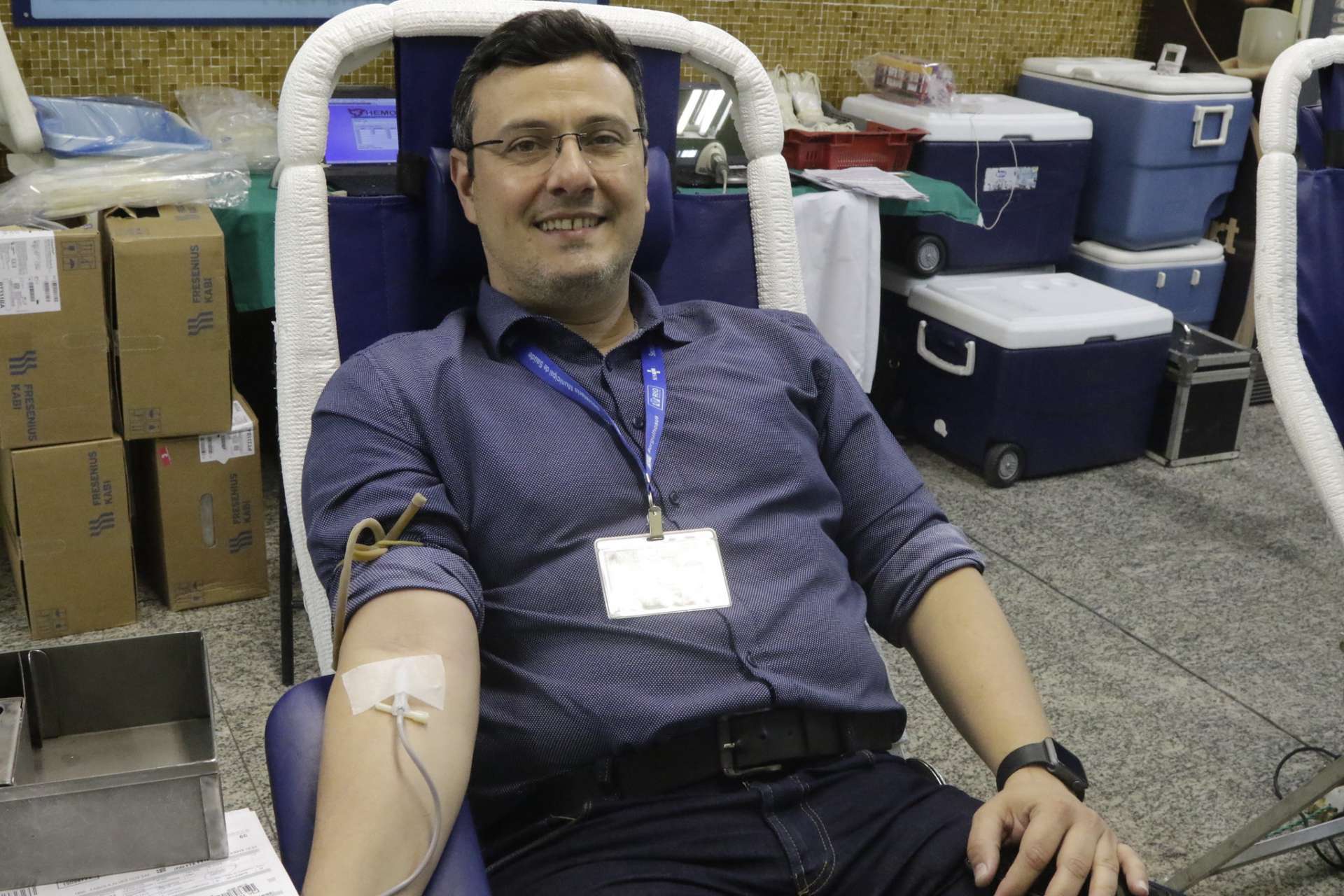 Doação de sangue no Miguel Couto