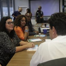 A secretária de Saúde com o ministro da Saúde, durante a reunião em que foi anunciada a antecipação do repasse de verbas. Foto: Mariana Ramos/Prefeitura do Rio