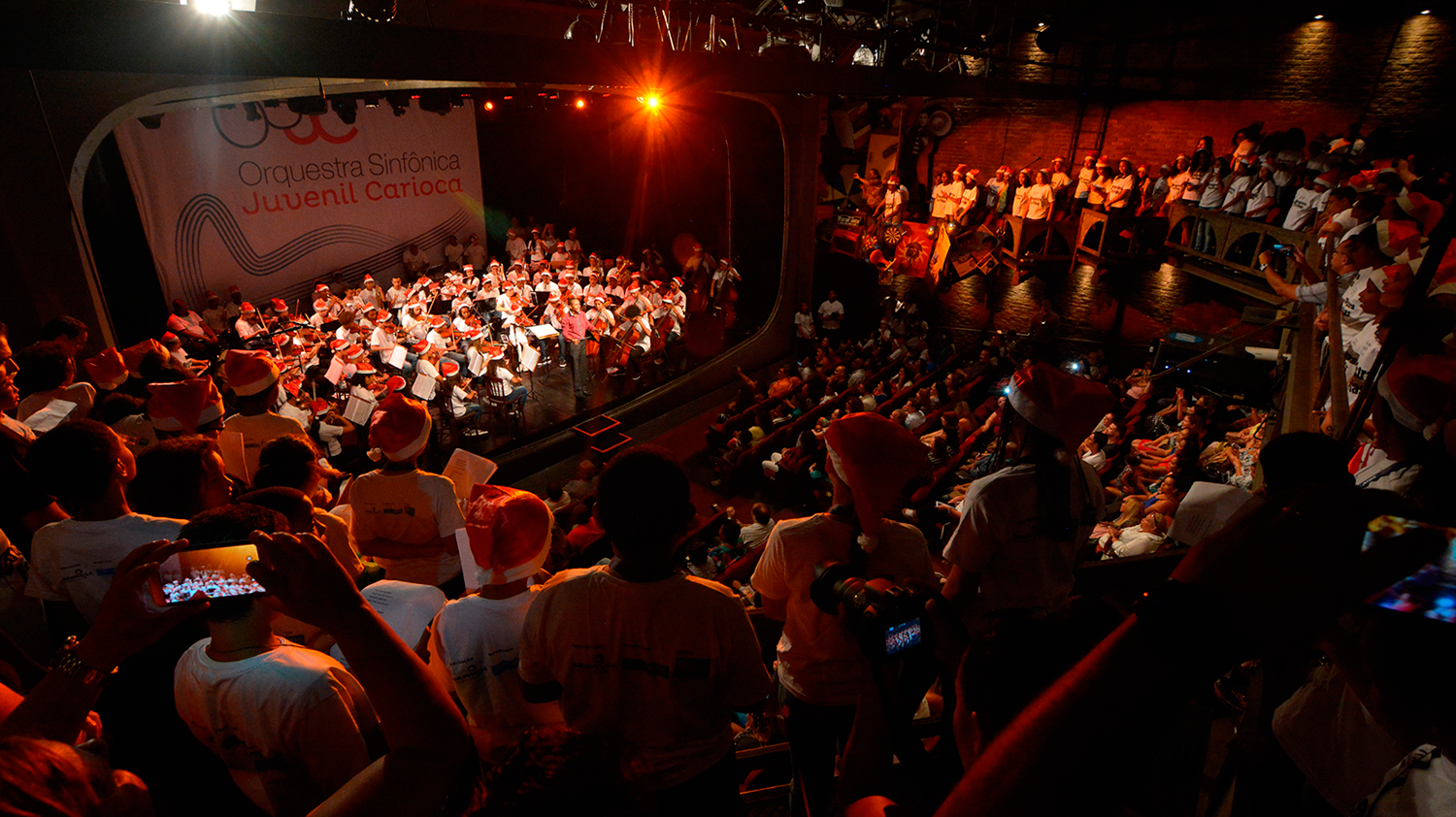 Concerto de Natal, com alunos da Rede Municipal e aberto à população, vai agitar a sede da Prefeitura no dia 3/12