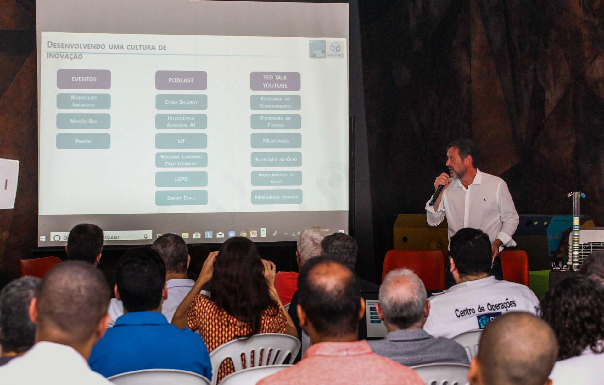 Workshop reuniu representantes de segmentos dos setores público e privado para disseminar o Blockchain (Foto: ASCOM Prefeitura Rio de Janeiro)