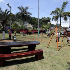 Praça do Condomínio Parque Nobre foi completamente remodelada. Foto: Marcos de Paula / Prefeitura do Rio