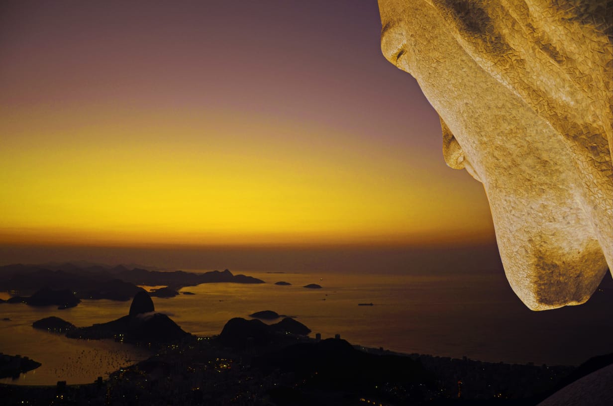 Cristo Redentor é um dos monumentos do Rio que ganharão iluminação especial de Natal. Foto: Alexandre Macieira / Riotur