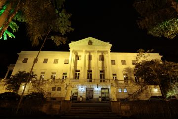 Palácio da Cidade com iluminação especial de fim de ano. Foto: Marcos de Paula / Prefeitura do Rio
