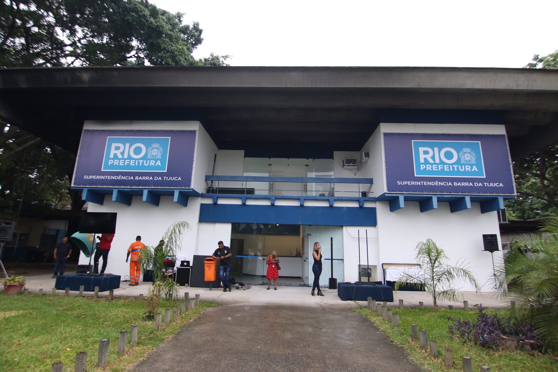 A fachada da Superintendência da Barra