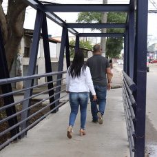 Inauguração de ponte na Estrada do Magarça, altura do número 3781 em Campo Grande. Fotos Hudson Pontes / Prefeitura do Rio