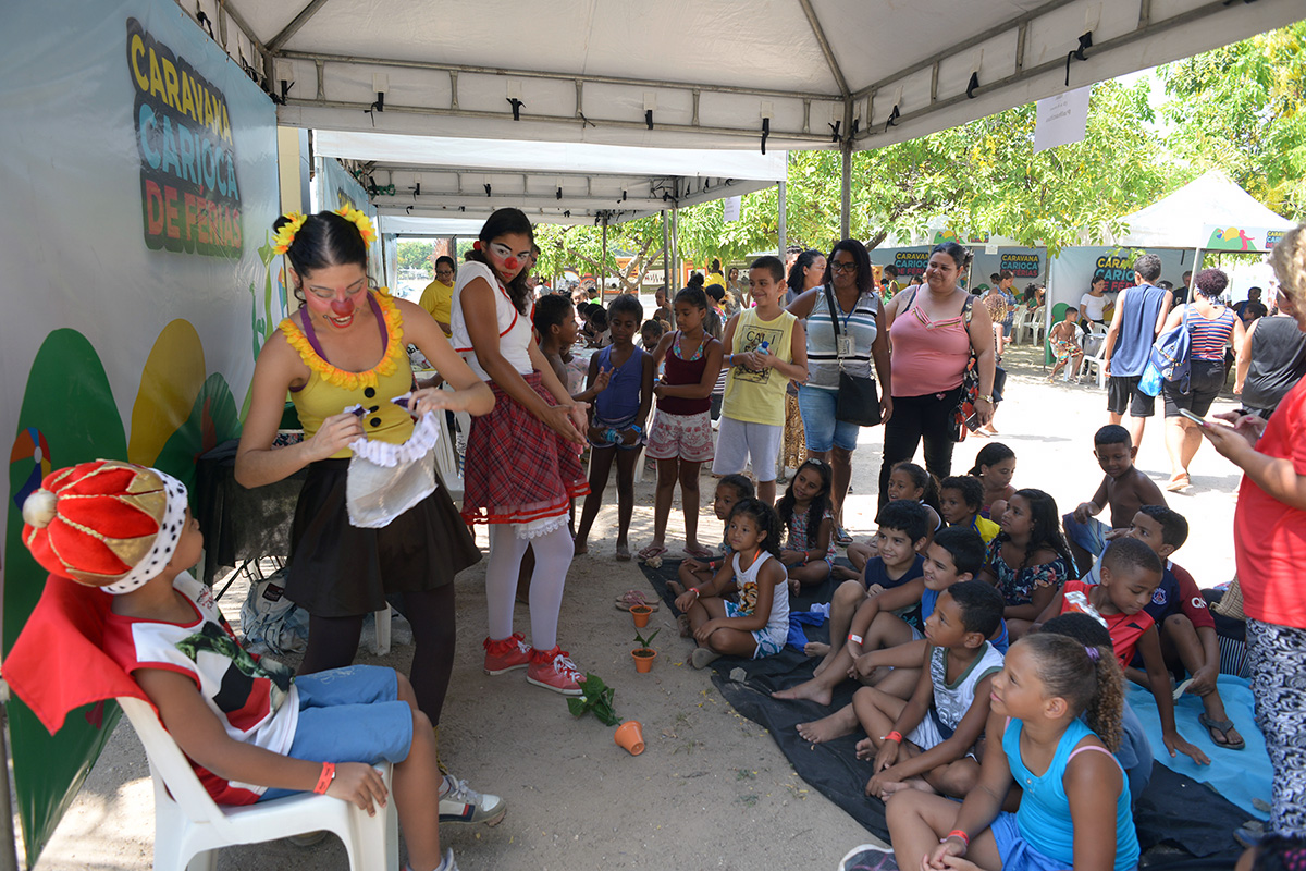 Caravana Carioca de Férias chega à Cidade das Crianças, em Santa Cruz, nesta quarta-feira, 29/1