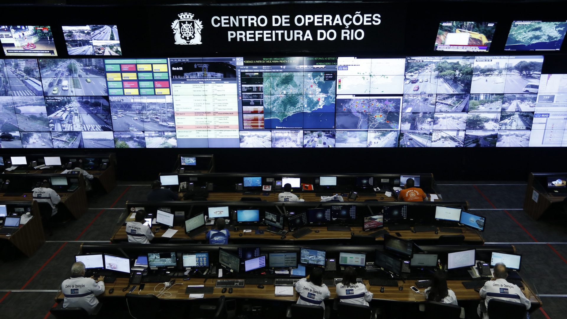 Centro de Operações Rio receberá Gabinete de Operação do Carnaval. Foto Michel Filho/Prefeitura do Rio