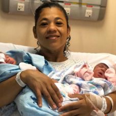 Primeiro bebê de 2020 nasce à 0h01 no Hospital Municipal Ronaldo Gazolla.