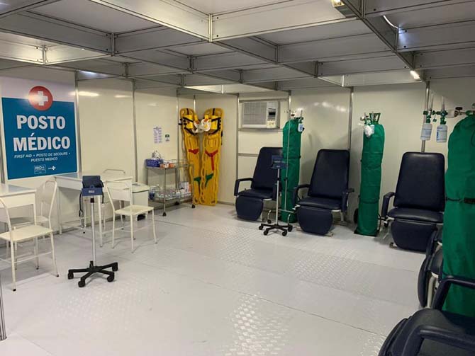 Saúde atende 653 nos quatro postos médicos na virada em Copacabana.