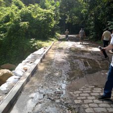 Vazamento de esgoto em rua do Horto - Foto: Divulgação / Prefeitura