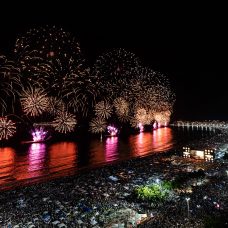 Réveillon 2020 em Copacabana. Foto: Alex Ferro / Riotur