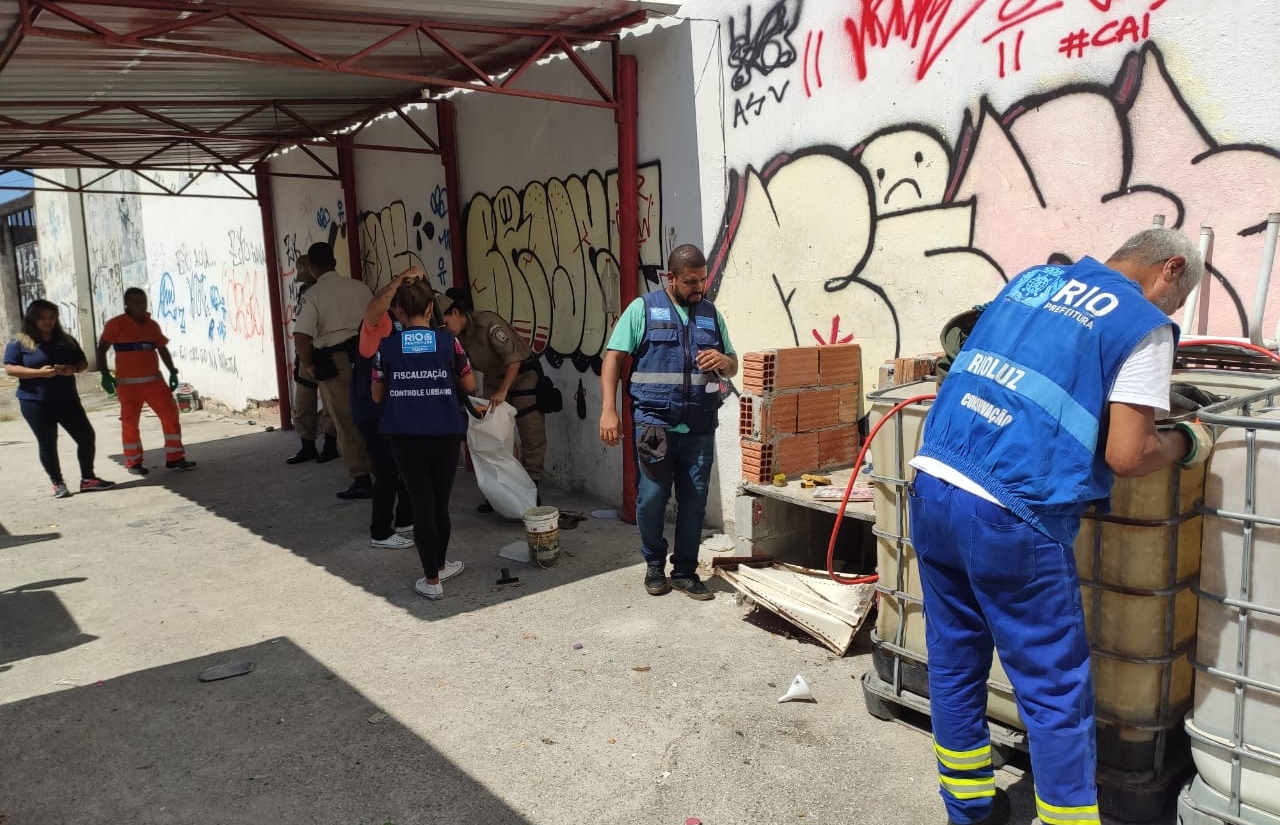 Ordem pública chega à Cidade de Deus e reprime lava-jato clandestino. Foto: divulgação