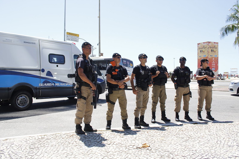 Guarda Municipal no Réveillon 2020. Foto: divulgação