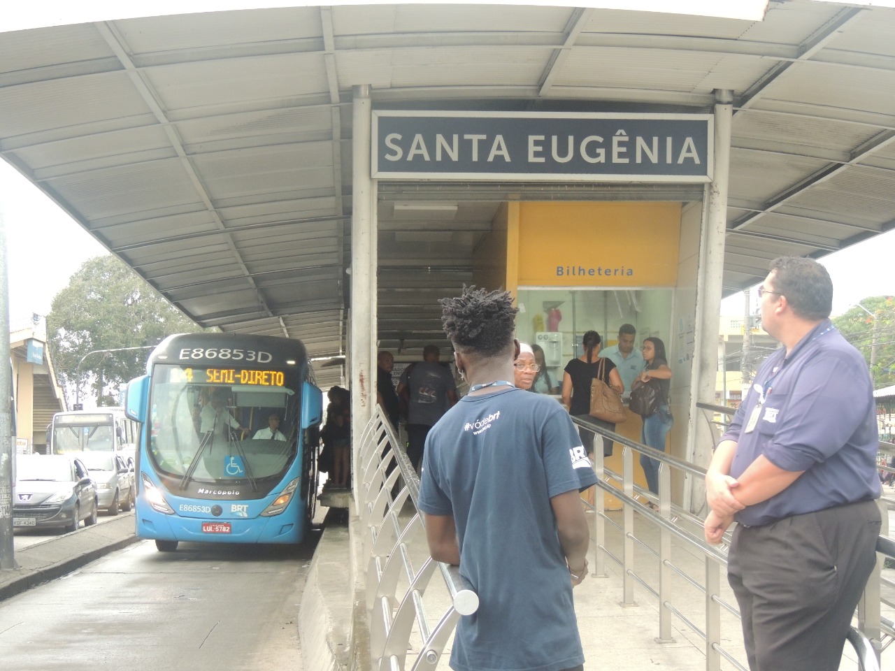 A estação Santa Eugênia reabriu nesta quarta-feira. Foto: Divulgação / Prefeitura do Rio