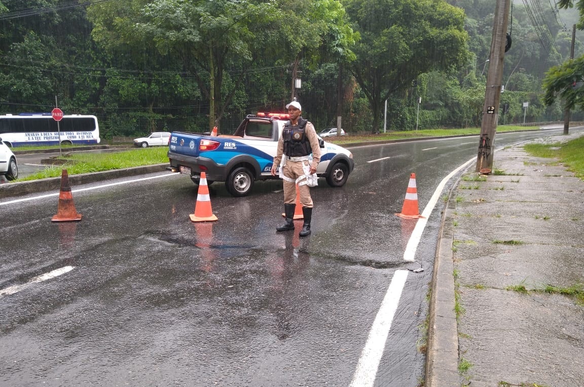 Bloqueios acontecerão quando a cidade entrar em Estágio de Atenção. Foto: Divulgação / Guarda Municipal