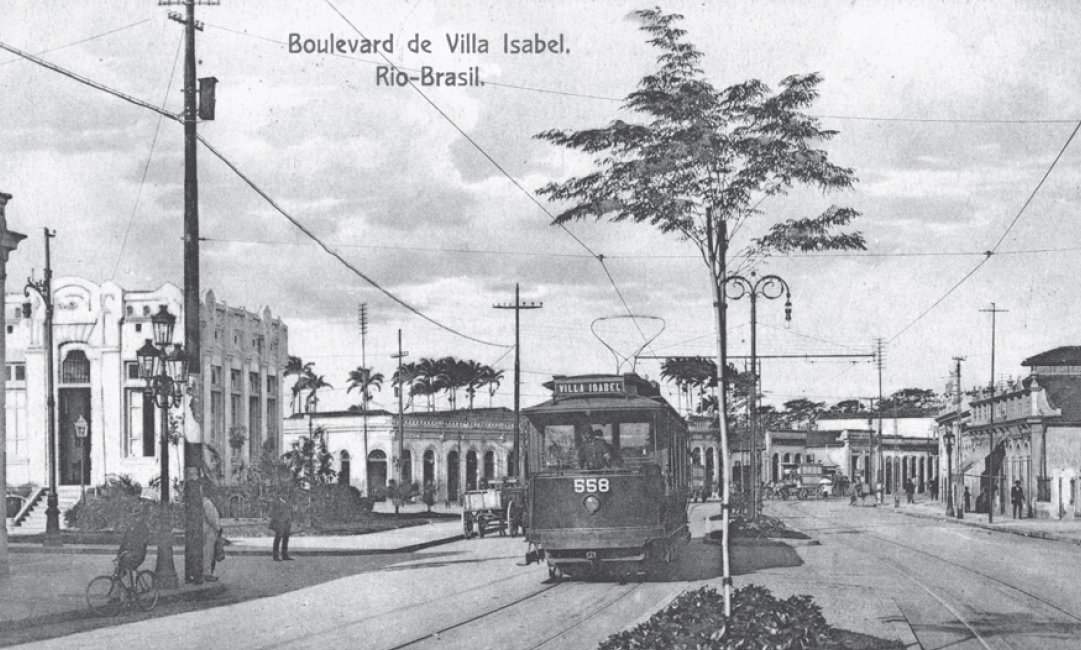 Imagem do bairro de Vila Isabel ilustra o calendário deste ano. Foto: Divulgação.
