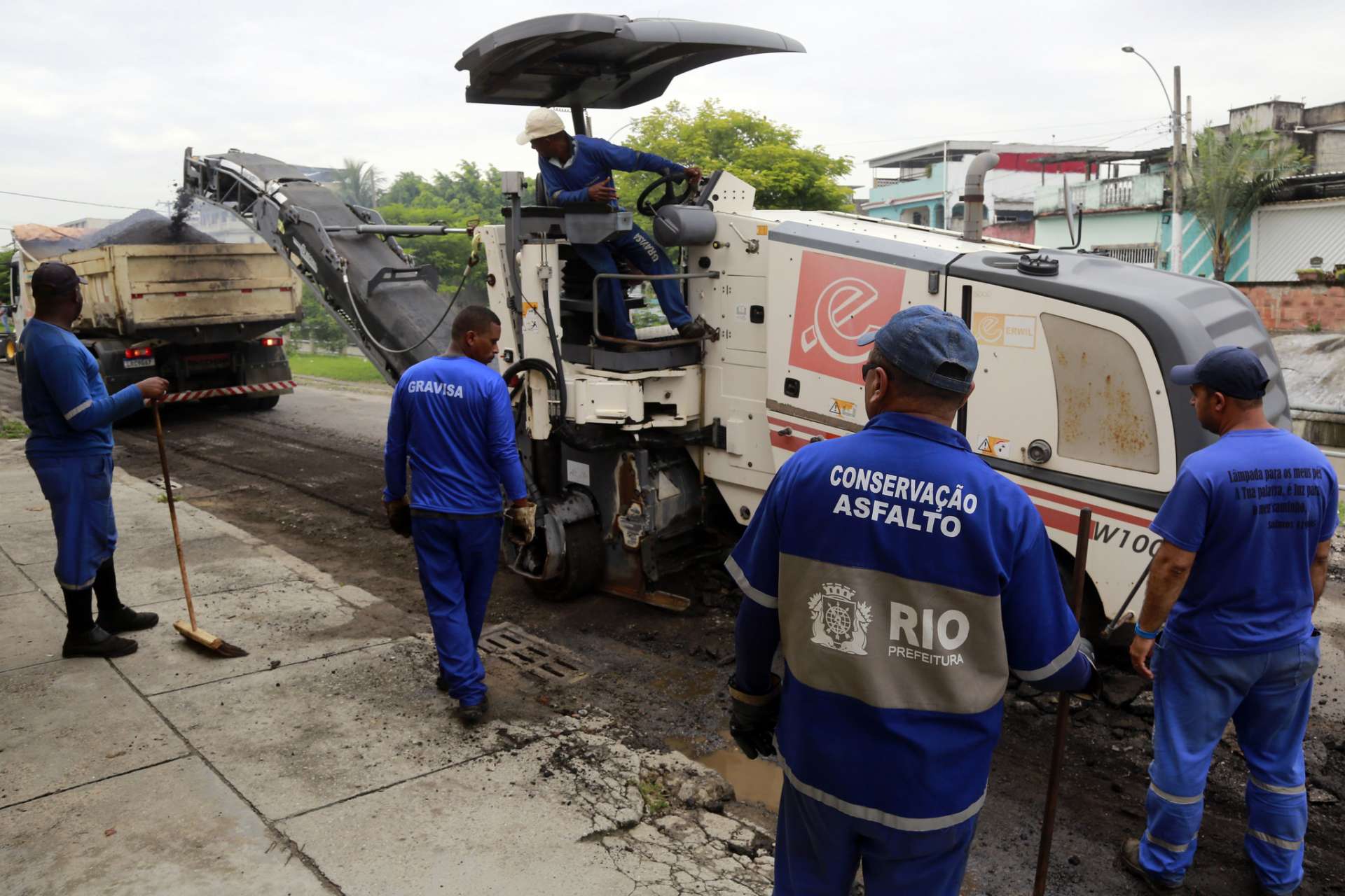 A pavimentação das ruas é um pedido antigo dos moradores. Foto: Marcos de Paula / Prefeitura do Rio