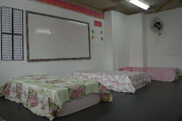 Quarto do Sambódromo pronto para acolher pessoas em situação de rua. Foto: Marco Antônio Rezende/Prefeitura do Rio