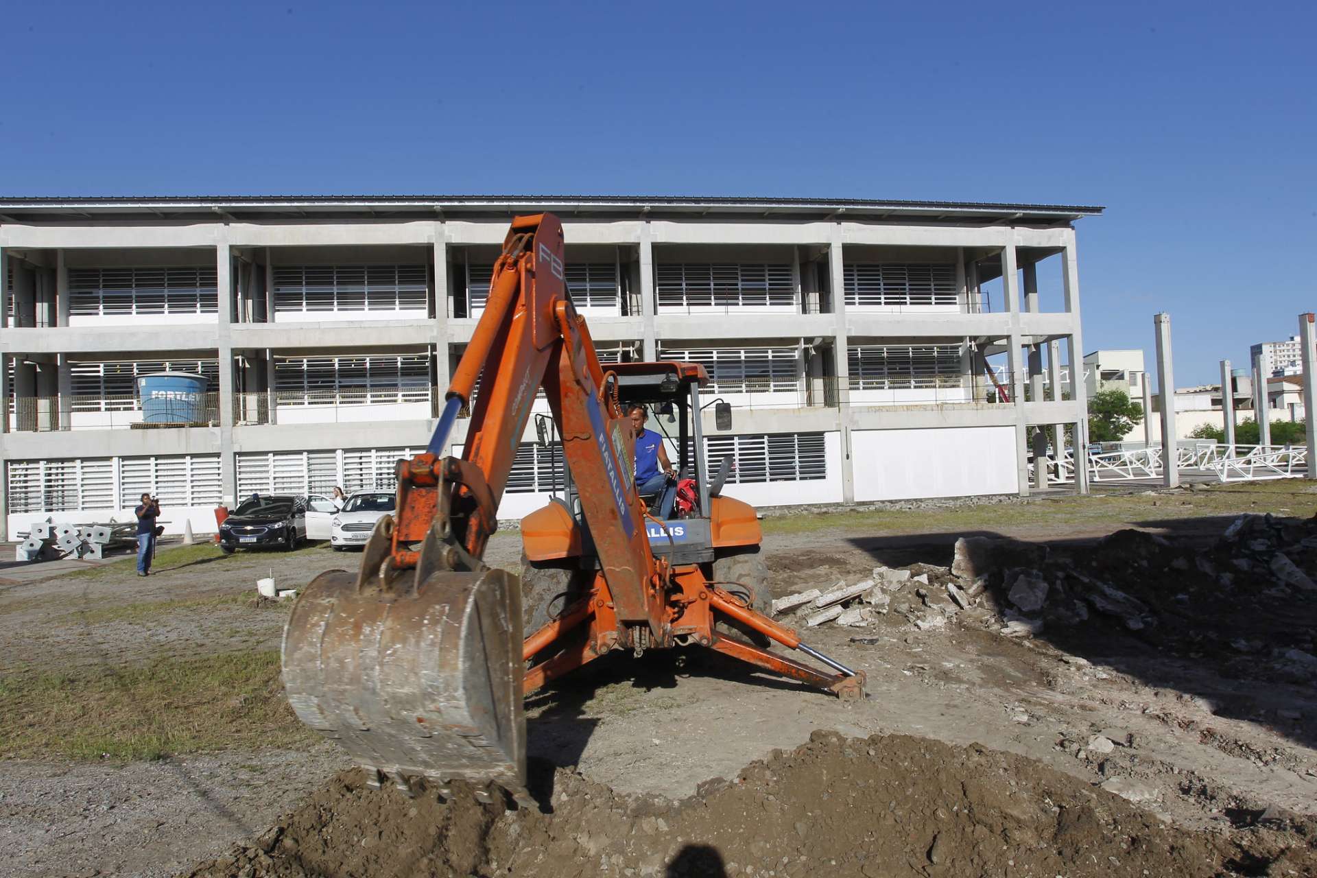 A inauguração da Escola Municipal Cívico Militar está prevista para o dia 27 de março. Foto: Marcelo Piu / Prefeitura do Rio