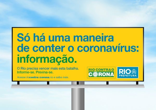 Objetivo da campanha é evitar que o vírus se espalhe pela cidade. Foto: Divulgação / Prefeitura do Rio