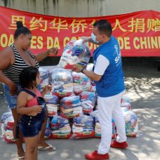 Comunidade chinesa que vive no Rio doará 2 mil cestas básicas. Foto: Cadu Silva/Prefeitura do Rio
