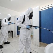 Militares fizeram limpeza em todas as áreas comuns. Foto: SMASDH/ Prefeitura do Rio