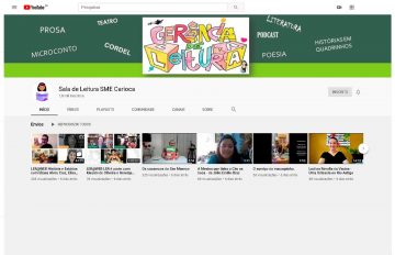Sala Virtual de Leitura SME Carioca: opções variadas aos alunos. Foto: divulgação SME