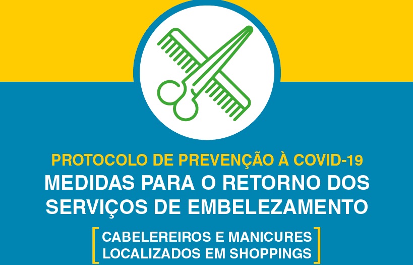 Por enquanto, estão autorizados apenas os serviços de cabelos e unhas nos salões dos shoppings. Crédito: Reprodução / Prefeitura do Rio