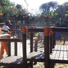 Comlurb já realizou trabalho de lavagem com água de reuso e detergente neutro e hipoclorito em todas as 633 comunidades da cidade