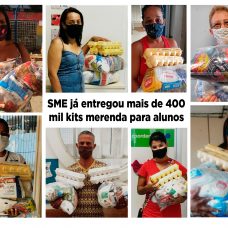 SME já entregou mais de 400 mil cartões e cestas básicas para alunos desde o início da pandemia