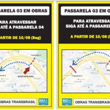 Via será interditada nesta segunda (10/08) e quarta-feira (12/08)